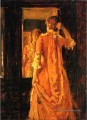 Jeune femme devant un miroir William Merritt Chase